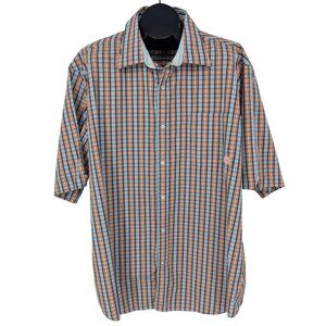 Vintage Rocawear Button Up Shirt Men Size 3XL Plaid Hip Hop Streetwear Y2K Logo